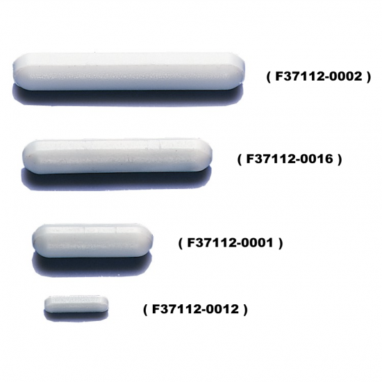 Bel-Art Spinbar® Teflon® Disposable Polygon Magnetic Stirring Bars; 25.4 x 8mm, White (Pack of 100)
