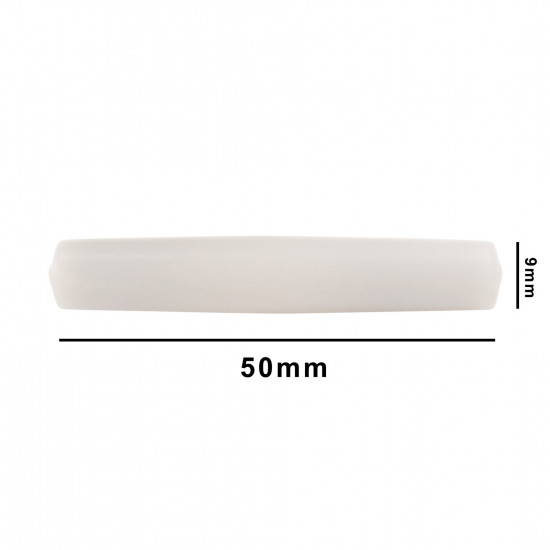 Bel-Art Spinbar® Teflon® Round with Tapered Ends Magnetic Stirring Bar; 50 x 9mm, White Bel-Art Spinbar® Teflon® Round with Tapered Ends Magnetic Stirring Bar; 50 x 9mm, White