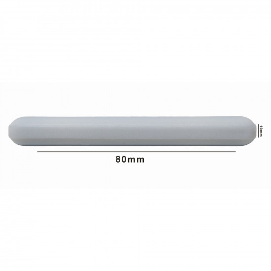 Cá từ Bel-Art Spinbar® Teflon® Polygon; 80 x 10mm, màu trắng, không có Pivot Ring Cá từ Bel-Art Spinbar® Teflon® Polygon; 80 x 10mm, màu trắng, không có Pivot Ring