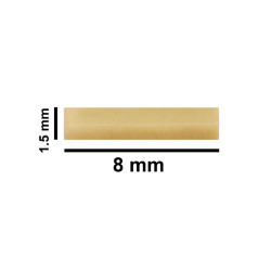Cá từ Bel-Art Spinbar® Teflon® Micro (Flea); 8 x 1.5mm, màu vàng (NGƯNG SẢN XUẤT)