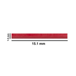 Bel-Art Spinbar® Teflon® Micro (Flea) Magnetic Stirring Bar; 15.1 x 1.5mm, Red