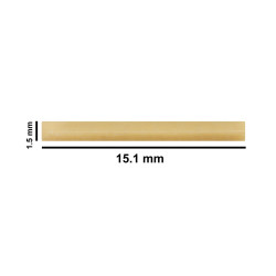 Bel-Art Spinbar® Teflon® Micro (Flea) Magnetic Stirring Bar; 15.1 x 1.5mm, Yellow