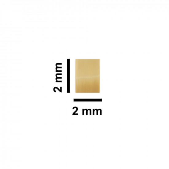 Cá từ Bel-Art Spinbar® Teflon® Micro (Flea); 2 x 2mm, màu vàng