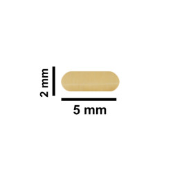 Cá từ Bel-Art Spinbar® Teflon® Micro (Flea); 5 x 2mm, màu vàng