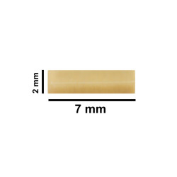 Cá từ Bel-Art Spinbar® Teflon® Micro (Flea); 7 x 2mm, màu vàng