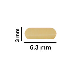 Cá từ Bel-Art Spinbar® Teflon® Micro (Flea); 6.35 x 3mm, màu vàng