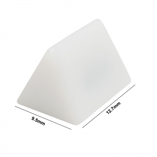Các từ Bel-Art Spinwedge Teflon; 9.5 x 12.7mm, màu trắng Các từ Bel-Art Spinwedge Teflon; 9.5 x 12.7mm, màu trắng