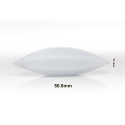 Các từ Bel-Art Spinbar® Teflon® Elliptical (Egg-Shaped); 50.8 x 19.1mm, màu trắng