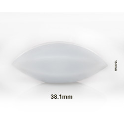 Các từ Bel-Art Spinbar® Teflon® Elliptical (Egg-Shaped); 38.1 x 15.9mm, màu trắng