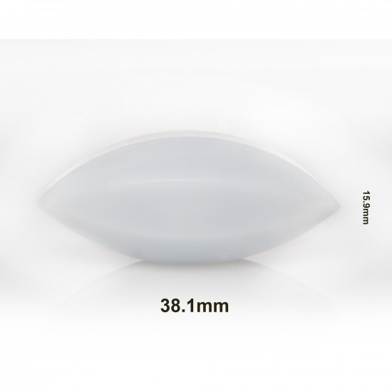 Các từ Bel-Art Spinbar® Teflon® Elliptical (Egg-Shaped); 38.1 x 15.9mm, màu trắng