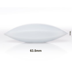 Các từ Bel-Art Spinbar® Teflon® Elliptical (Egg-Shaped); 63.5 x 19mm, màu trắng