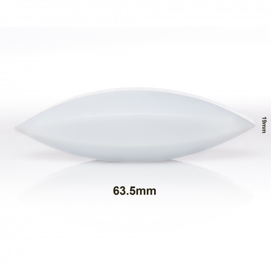 Các từ Bel-Art Spinbar® Teflon® Elliptical (Egg-Shaped); 63.5 x 19mm, màu trắng