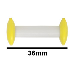 Các từ Bel-Art Circulus™ Teflon®; dài 36mm, màu vàng (NGƯNG SẢN XUẤT)