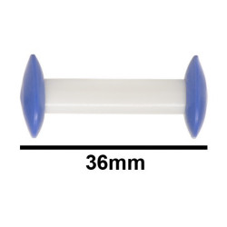 Bel-Art Circulus™ Teflon® Magnetic Stirring Bar; 36mm Length, Blue