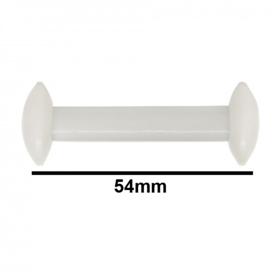 Các từ Bel-Art Circulus™ Teflon®; dài 54mm, màu trắng Các từ Bel-Art Circulus™ Teflon®; dài 54mm, màu trắng