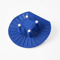 Bel-Art Spinbar® Magnetic Stirring Bar Sink Strainer; Blue 