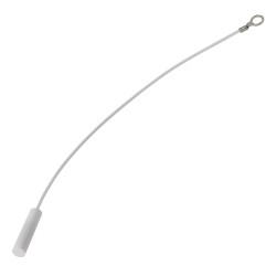 Bel-Art Spinbar Flexible Teflon Magnetic Stirring Bar Retriever; 13 in. Length, 16.5 x 53mm, White