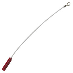 Bel-Art Spinbar® Flexible Teflon® Magnetic Stirring Bar Retriever; 13 in. Length, 16.5 x 53mm, Red