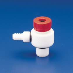 Bel-Art Safe-Lab Therm-O-Vac Port Adapter; 8mm Hole Opening, PTFE
