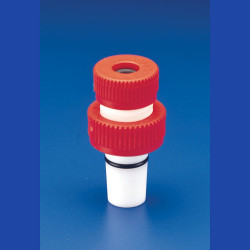 Bộ chuyển đổi ống nối Bel-Art Safe-Lab cho khớp côn 24/40; Mở lỗ 8mm, PTFE