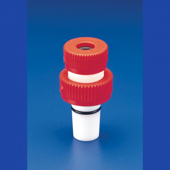 Bộ chuyển đổi ống nối Bel-Art Safe-Lab cho khớp côn 24/40; Mở lỗ 10mm, PTFE