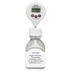 Bel-Art, H-B Frio-Temp Calibrated Electronic Verification Lollipop Stem Thermometer; 0/70C (32/158F), 22C Ambient Calibration