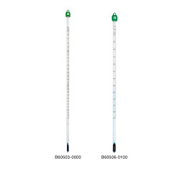 Bel-Art, H-B Enviro-Safe General Purpose Liquid-In-Glass Laboratory Thermometer; -35 to 50C, 76mm Immersion, Environmentally Friendly