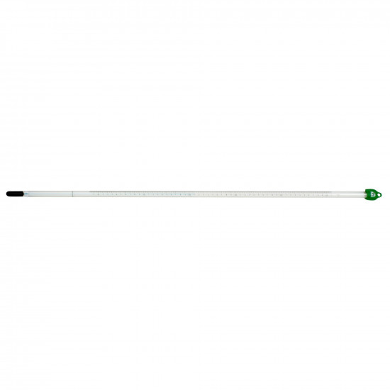 Bel-Art, H-B DURAC Plus Precision Liquid-In-Glass Laboratory Thermometer; 30 to 124F, 76mm Immersion, Organic Liquid Fill Bel-Art, H-B DURAC Plus Precision Liquid-In-Glass Laboratory Thermometer; 30 to 124F, 76mm Immersion, Organic Liquid Fill