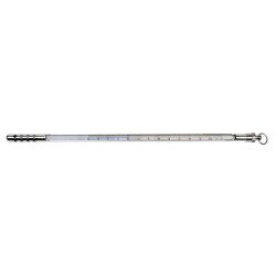 Bel-Art, H-B DURAC Plus Armored Liquid-In-Glass Laboratory Thermometer; -40 to 120F, 76mm Immersion, Organic Liquid Fill