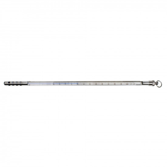 Bel-Art, H-B DURAC Plus Armored Liquid-In-Glass Laboratory Thermometer; -40 to 120F, 76mm Immersion, Organic Liquid Fill