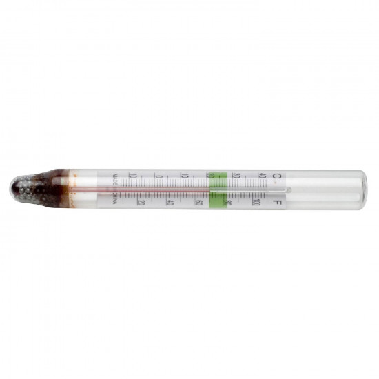 Bel-Art, H-B DURAC Liquid-In-Glass Aquarium Thermometer; -10 to 40C (20 to 100F), Organic Liquid Fill Bel-Art, H-B DURAC Liquid-In-Glass Aquarium Thermometer; -10 to 40C (20 to 100F), Organic Liquid Fill