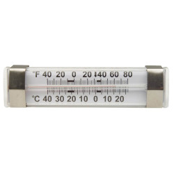 Bel-Art, H-B DURAC Liquid-In-Glass Refrigerator/Freezer Thermometer; -40 to 27C (-40 to 80F), Steel Case