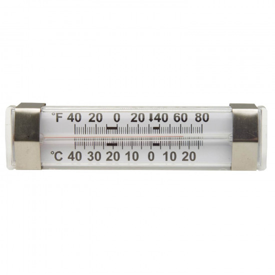 Bel-Art, H-B DURAC Liquid-In-Glass Refrigerator/Freezer Thermometer; -40 to 27C (-40 to 80F), Steel Case Bel-Art, H-B DURAC Liquid-In-Glass Refrigerator/Freezer Thermometer; -40 to 27C (-40 to 80F), Steel Case