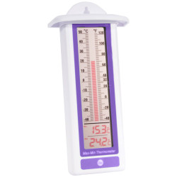 Bel-Art, H-B DURAC Probeless Electronic Indoor/Outdoor Thermometer; -40/50C (-40/122F)