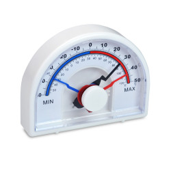 Bel-Art, H-B DURAC Bi-Metallic Min/Max Thermometer; -30 to 60C (-20 to 140F)