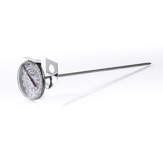 Bel-Art H-B DURAC Bi-Metallic Thermometer; -10 to 110C (0 to 220F), 50mm Dial