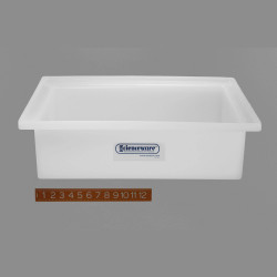 Bel-Art General Purpose Polyethylene Tray without Faucet; 17½ x 23½ x 6 in.