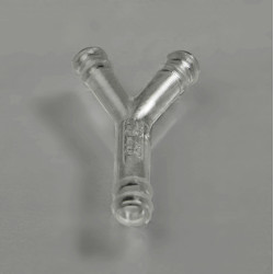 Bel-Art Wye (Y) Tubing Connectors for ⅛ in. Tubing; Polypropylene (Pack of 12)