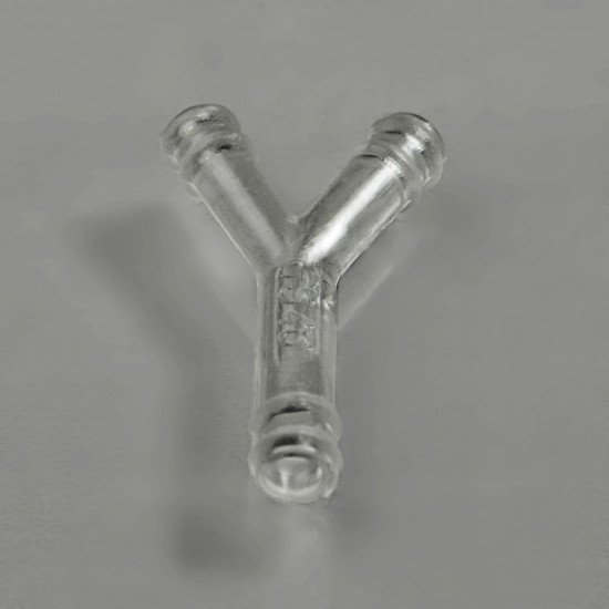 Bel-Art Wye (Y) Tubing Connectors for ⅛ in. Tubing; Polypropylene (Pack of 12)