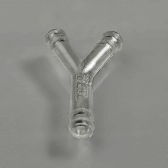 Bel-Art Wye (Y) Tubing Connectors for ⅛ in. Tubing; Polypropylene (Pack of 12) Bel-Art Wye (Y) Tubing Connectors for ⅛ in. Tubing; Polypropylene (Pack of 12)