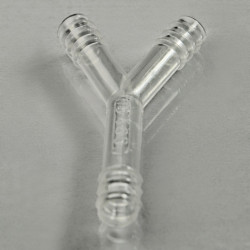 Bel-Art Wye (Y) Tubing Connectors for ³⁄₁₆ in. Tubing; Polypropylene (Pack of 12)