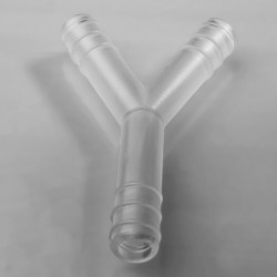 Bel-Art Wye (Y) Tubing Connectors for ¼ in. Tubing; Polypropylene (Pack of 12)
