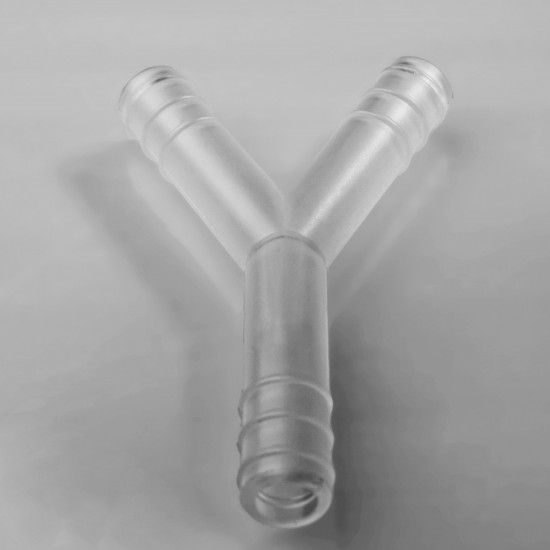 Bel-Art Wye (Y) Tubing Connectors for ⅜ in. Tubing; Polypropylene (Pack of 12)