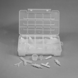 Bel-Art Complete 72-Piece Plastic Fitting Assortment