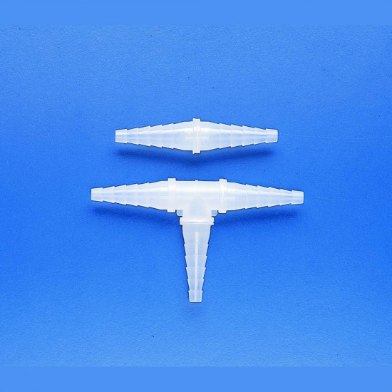 Bel-Art “5 in 1” “T” Tubing Connectors; 4⅝ in. x 2⅝ in. Branch; Polypropylene (Pack of 12) Bel-Art “5 in 1” “T” Tubing Connectors; 4⅝ in. x 2⅝ in. Branch; Polypropylene (Pack of 12)