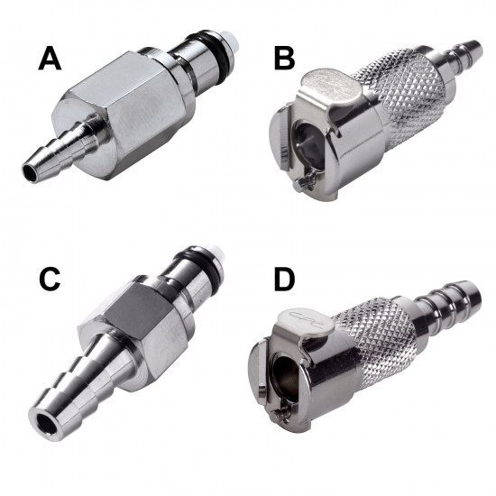 Metal Quick Disconnect Male Coupling for ⅛ in. Tubing