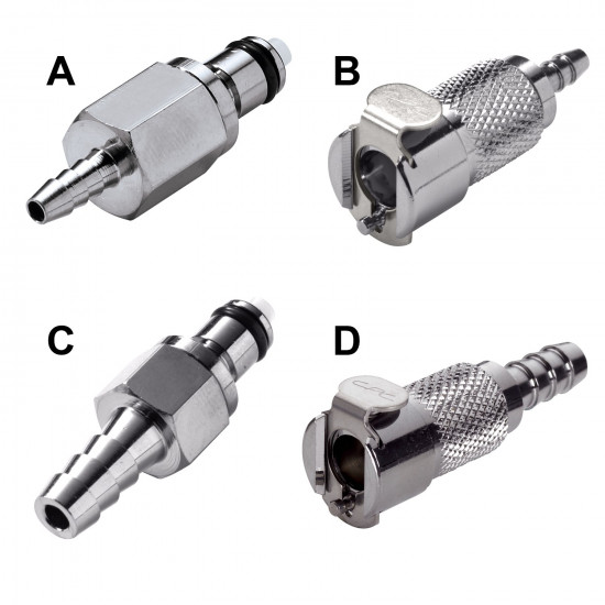 Metal Quick Disconnect Female Coupling for ¼ in. Tubing