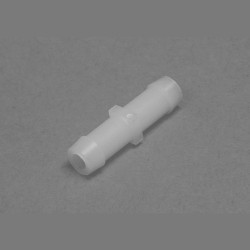 Bel-Art Straight Tubing Connectors for ⅛ in. Tubing; Polypropylene (Pack of 12)