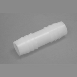 Bel-Art Straight Tubing Connectors for ½ in. Tubing; Polypropylene (Pack of 12)