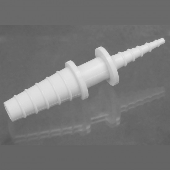 Bel-Art Stepped Tubing Connectors for ³⁄₁₆ in. to ½ in. Tubing; Polypropylene (Pack of 12)